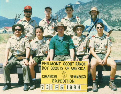 Philmont 1994 Autographed Crew Photo